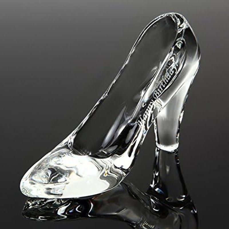 TEATSIGHT ガラスの靴 透明 ガラス製 ハイヒール 彫刻 メッセージ入り （C-02）｜nijinoshopred｜06