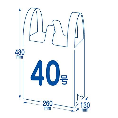 レジ袋　関西40号　関東30号　ベドウィンマート厳選レジ袋　000枚　ヨコ26cm×タテ48cm　半透明　厚み0.017mm　厚手　ポリ袋