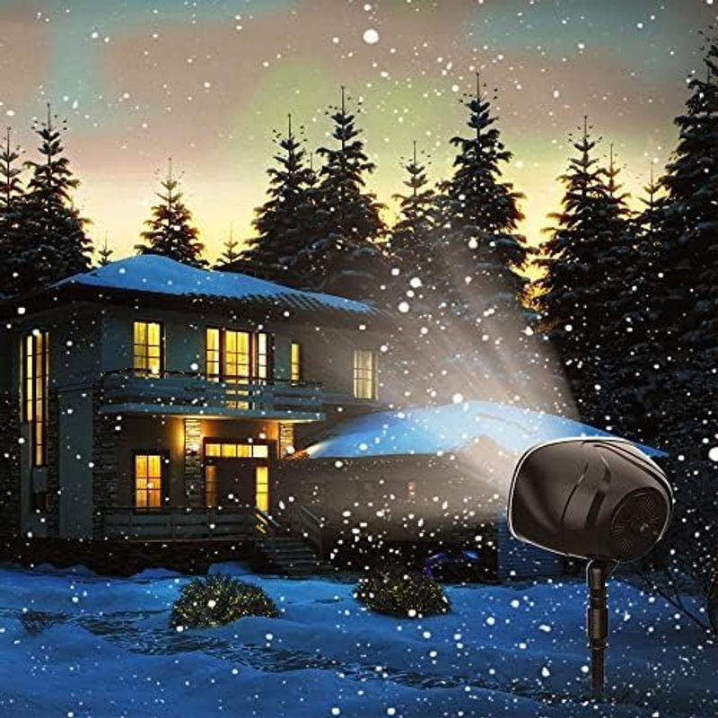 Syslux LED クリスマス プロジェクター 投影ランプ イルミネーションライト ステージライト クリスマス飾りライト 、雪落下プロジェ｜nijinoshopyellow｜03