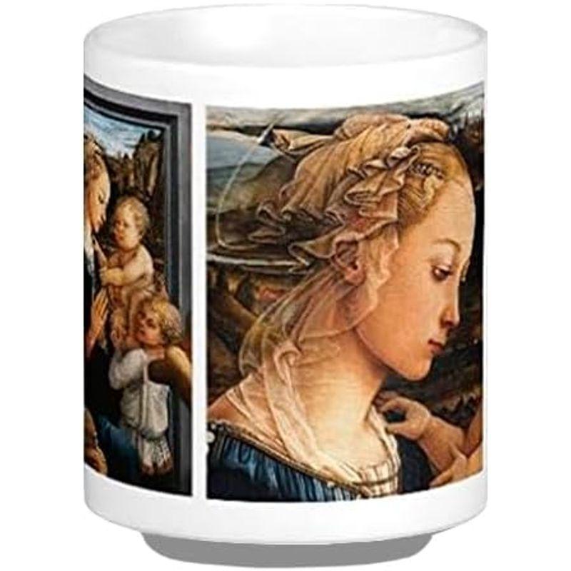 フィリッポ・リッピ『 聖母子と二天使 』の湯呑み茶碗：フォトマグ（ 世界の名画シリーズ ） (D：湯呑み茶碗)、容量：330ml｜nijinoshopyellow｜03