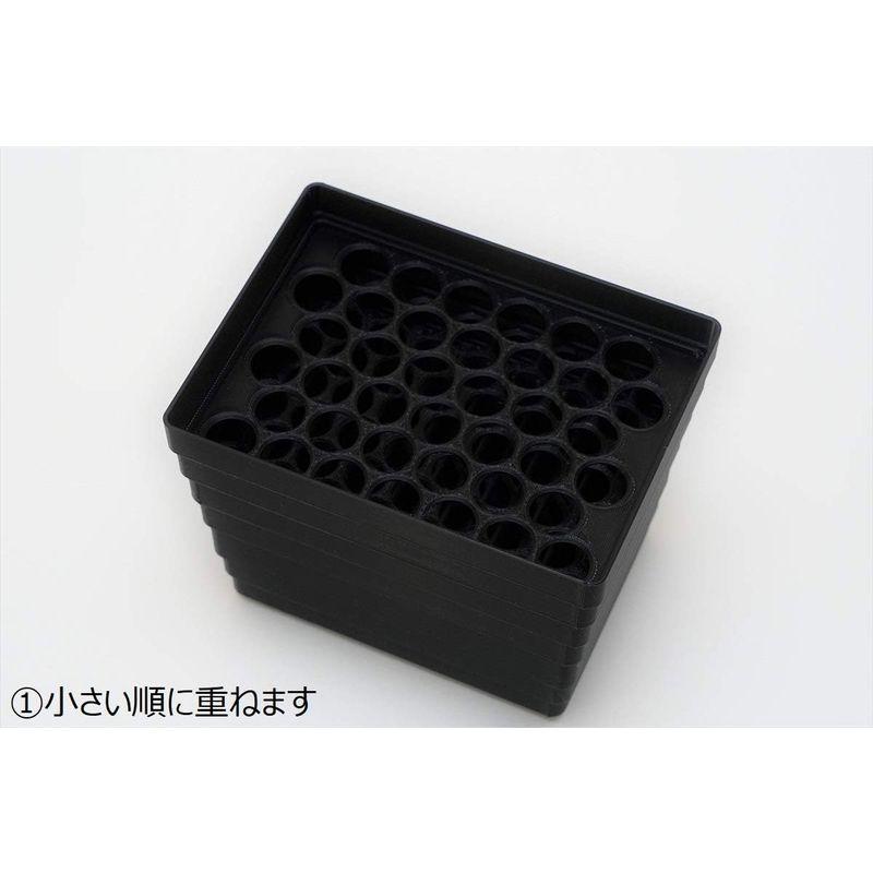 naimonoLab LaQ (ラキュー) 収納 形分け器 LAQWAKE 7個セット (Mサイズ)｜nijinoshopyellow｜04