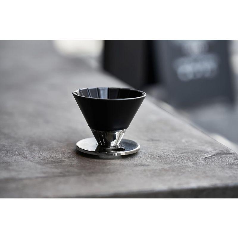 Coffee Dripper Silver & Black (コーヒードリッパー シルバー＆ブラック) 佐賀県/有田Beasty Coffe｜nijinoshopyellow｜08