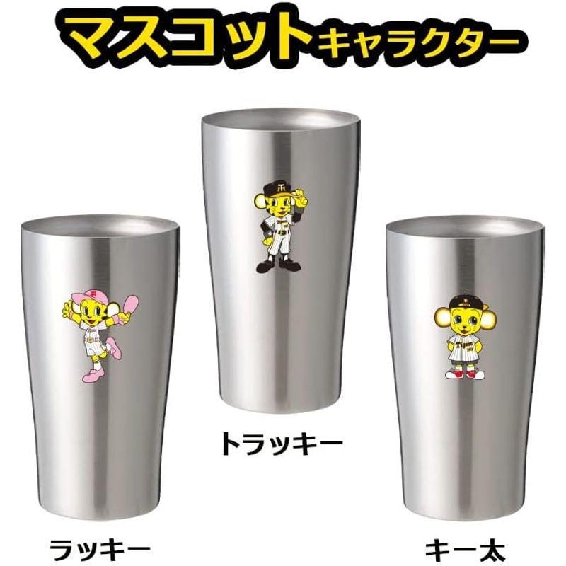 阪神 タイガース 公式 ステンレス タンブラー グッズ 保温 保冷 450ml (HTロゴ)｜nijinoshopyellow｜07