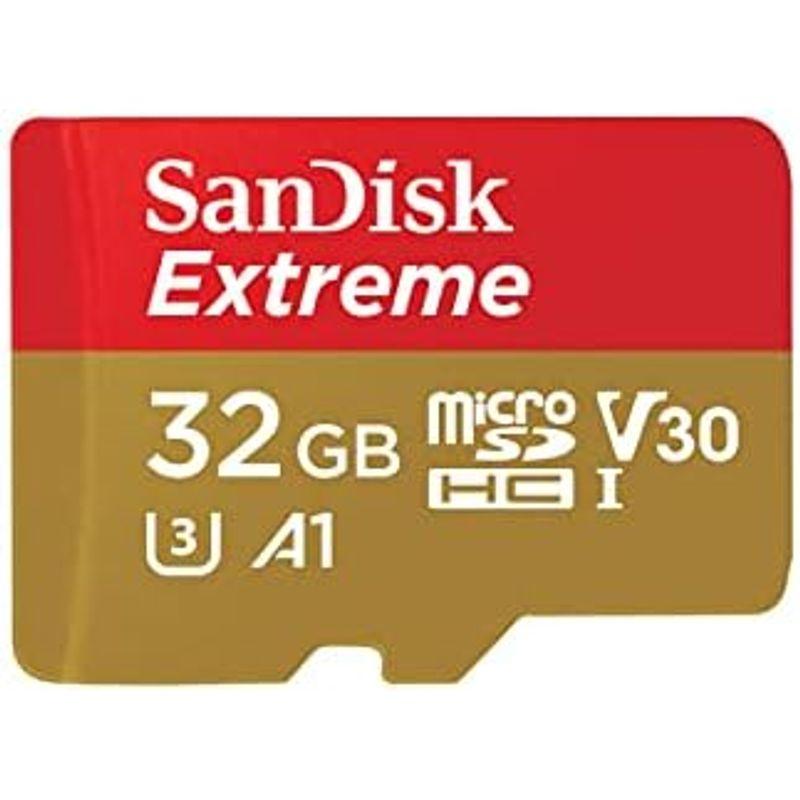 サンディスク ( SANDISK ) 32GB microSDHC Extreme R=100MB/s W=60MB/s SDアダプタ付き｜nijinoshopyellow｜02