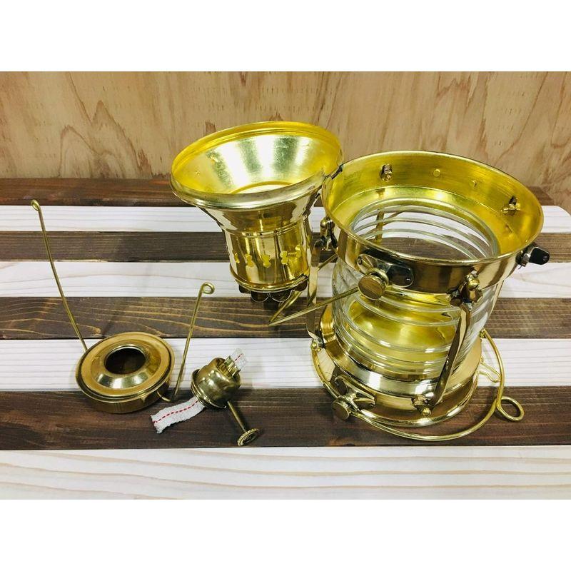 Roost Outdoors Brass Oil Ship Lantern (真鍮 オイルランタン シップランプ 船灯) ネルソンランプ ア｜nijinoshopyellow｜04