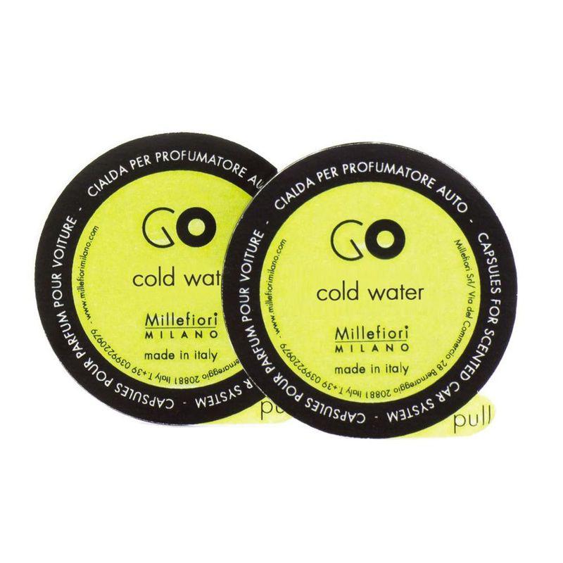 Millefiori カーエアフレッシュナーレフィルGO コールドウォーター 2024022020350100167虹のショップイエロー