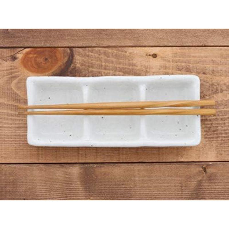 テーブルウェアイースト 和食器 三品皿 仕切り 粉引 kt-043-02｜nijinoshopyellow｜04