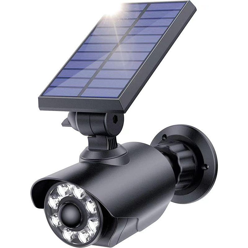 JIAXIZ ソーラーセキュリティライト、ソーラーライト屋外モーションセンサー、ダミーカメラソーラーライトIP66防水庭庭ガレージ照明と保護 2024022601200500038虹の