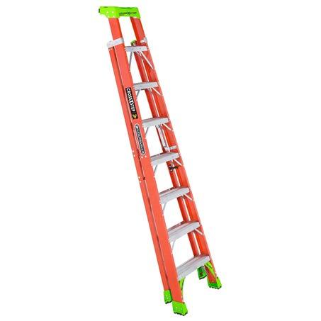 Louisville　Ladder　ルイビルラダー　ファイバーはしご脚立クロスステップ　8ft　240cm　耐荷重135kg