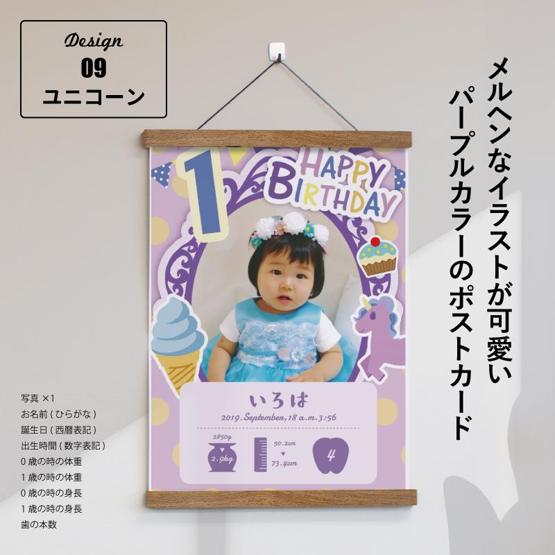 ハローエンジェル 1歳バースデーポスター 大きいA3サイズ【メール便