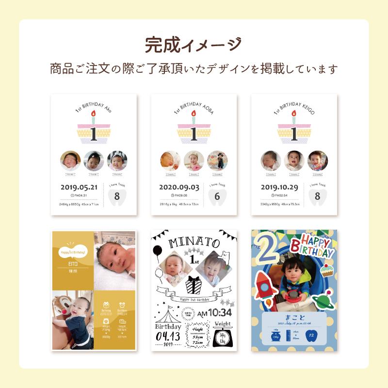 ハローエンジェル 1歳バースデーポスター 大きいA3サイズ【メール便  