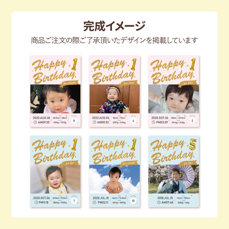 ハローエンジェル 1歳バースデーポスター 大きいA3サイズ【メール便