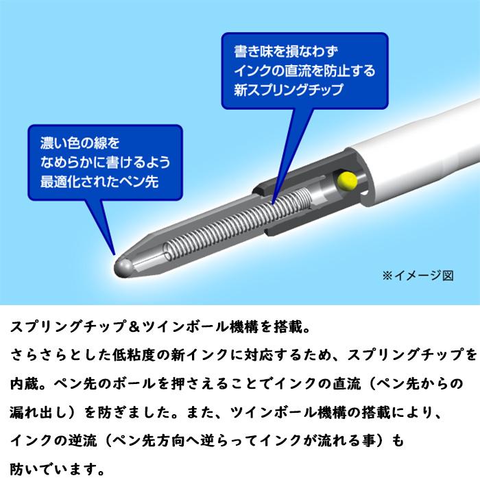三菱鉛筆 uni ジェットストリーム 油性ボールペン 0.5mm 黒 [1本]｜nijitora｜04