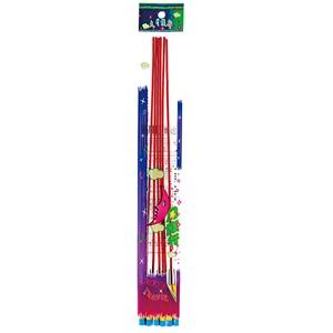 大月旅行 ６本入 ロケット花火 花火 キャンプ 夏祭り お祭り はなび アウトドア 庭