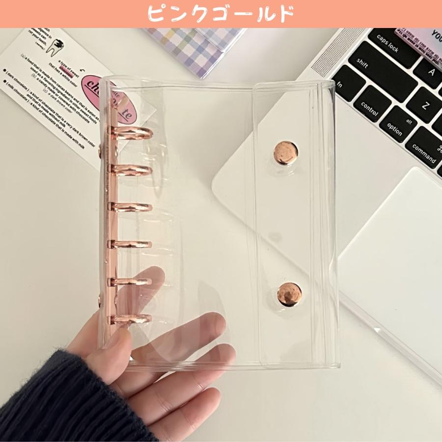 シール帳 バインダー 透明 クリア M5 A7 ぷくぷく 台紙 6穴 5穴 リフィル シールバインダー 推し活 はがせる シール収納 |  | 04