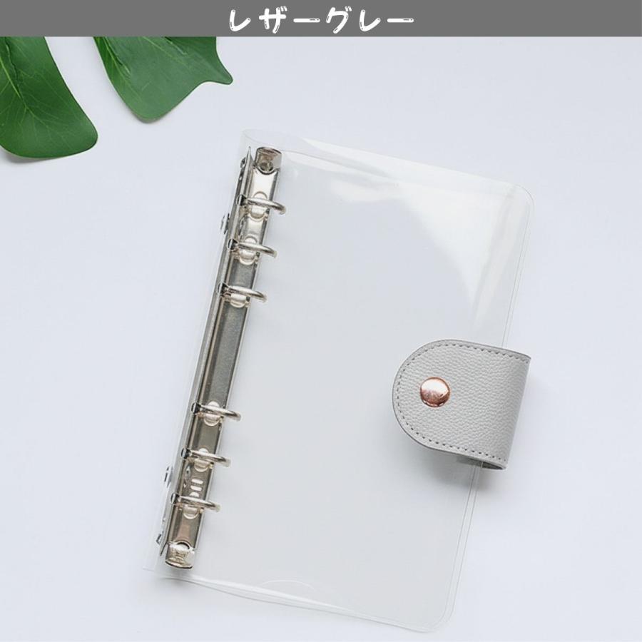 シール帳 バインダー 透明 クリア M5 A7 ぷくぷく 台紙 6穴 5穴 リフィル シールバインダー 推し活 はがせる シール収納 |  | 06