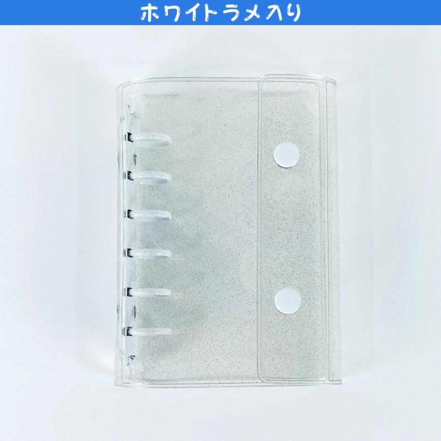 シール帳 バインダー 透明 クリア M5 A7 ぷくぷく 台紙 6穴 5穴 リフィル シールバインダー 推し活 はがせる シール収納 |  | 07