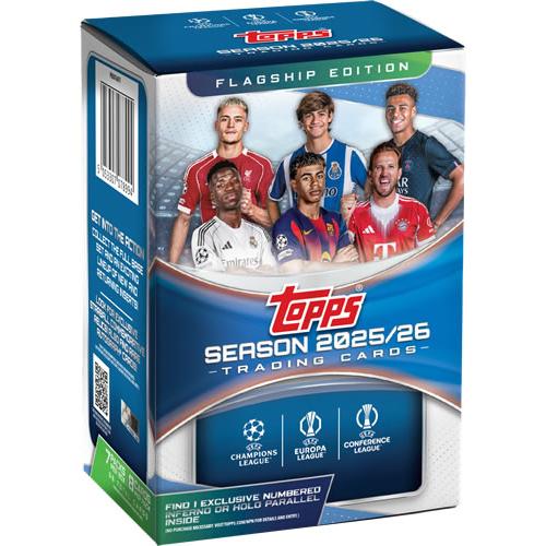 SOCCER 2025-26 TOPPS UCC CLUB COMPETITIONS VALUE BOX（送料無料