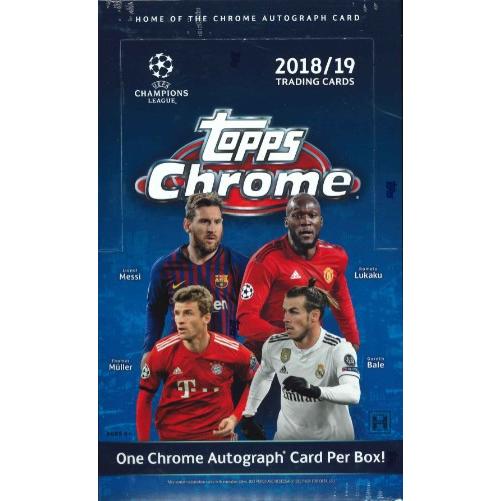 2018/19 TOPPS UEFA CHAMPIONS LEAGUE CHROME BOX : トレカショップ二