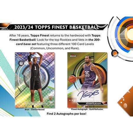 2023-24 TOPPS FINEST BASKETBALL HOBBY BOX（送料無料） : トレカ