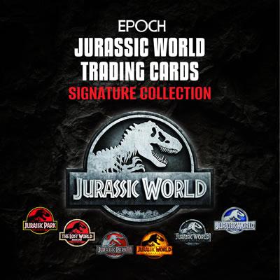 ☆*☆様 世界に5枚限定　3/5 epoch シリアルナンバーカード EPOCH JURASSIC WORLD TRADING CARDS SIGNATURE COLLECTION BOX（送料