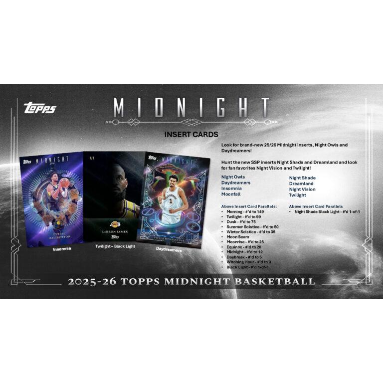 NBA 2025-26 TOPPS MIDNIGHT BOX : トレカショップ二木 - 通販 - Yahoo