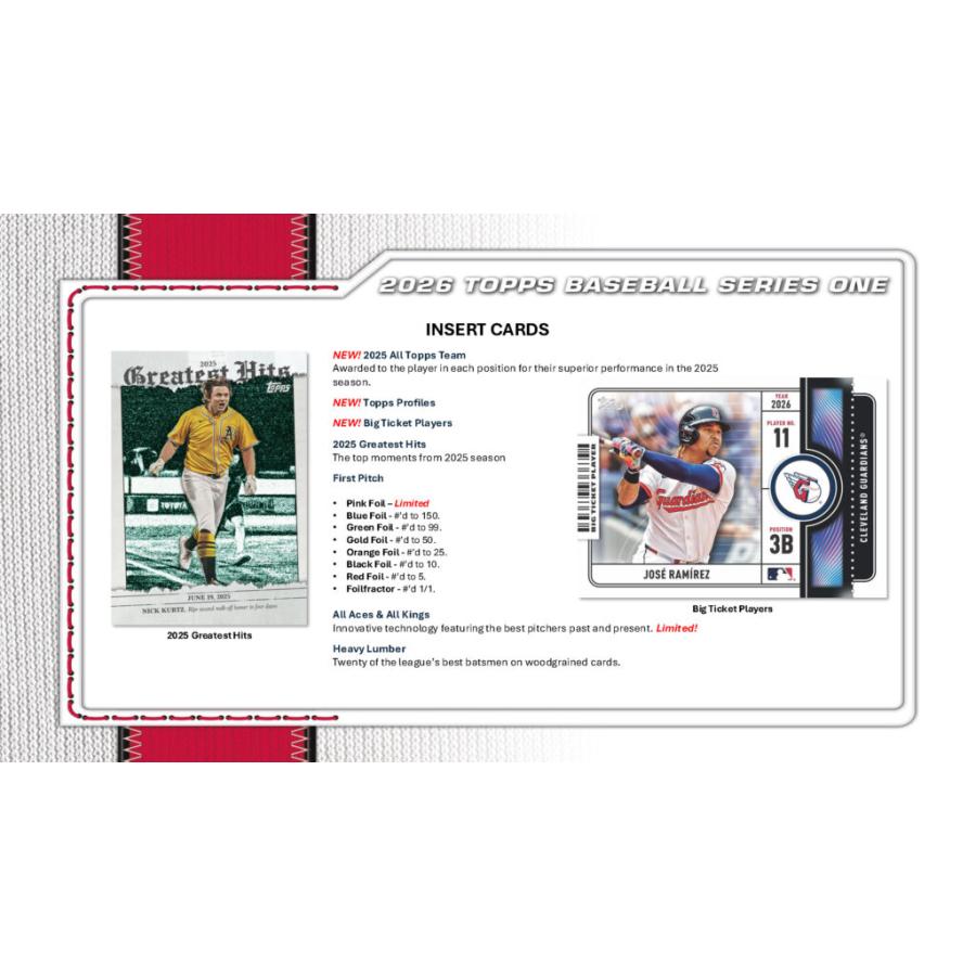 MLB 2026 TOPPS SERIES 1 VALUE BOX（送料無料） : トレカショップ二木