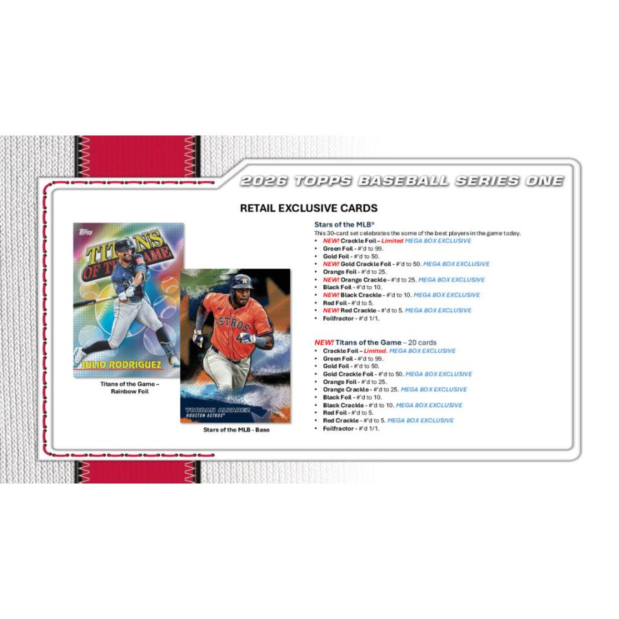 MLB 2026 TOPPS SERIES 1 VALUE BOX（送料無料） : トレカショップ二木
