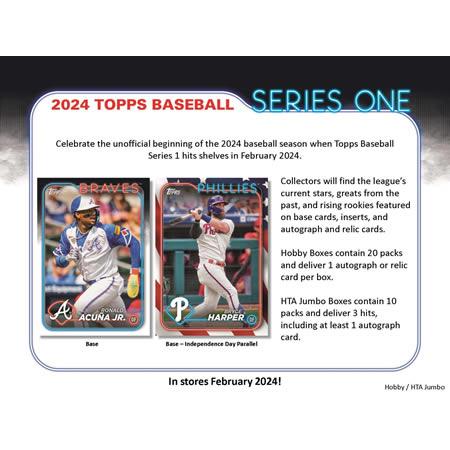 MLB 2024 TOPPS SERIES 1 HOBBY BOX : トレカショップ二木 - 通販