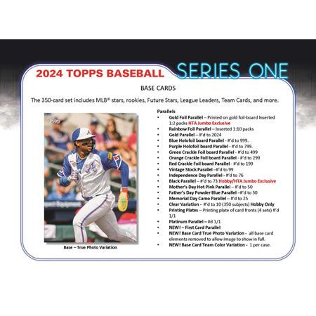 MLB 2024 TOPPS SERIES 1 HOBBY BOX : トレカショップ二木 - 通販