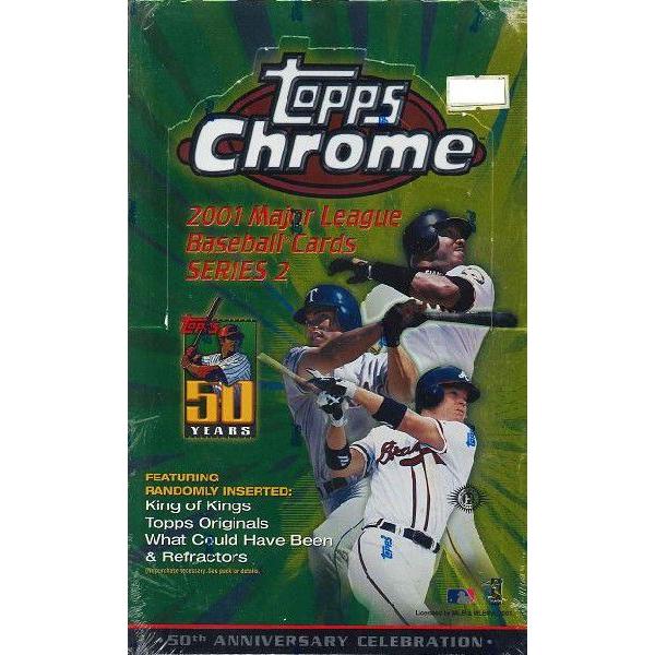 MLB 2001 TOPPS CHROME SERIES 2 HOBBY BOX｜niki