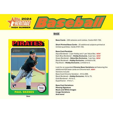 その他 2024 Topps Heritage High Number Baseball 5e547032d0fd383f781ca6a6cdc939