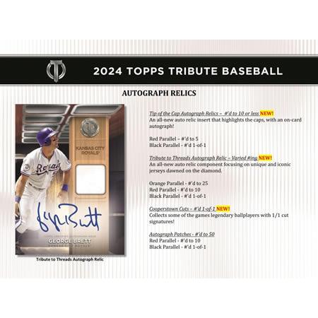 MLB 2024 TOPPS TRIBUTE HOBBY BOX : トレカショップ二木 - 通販 