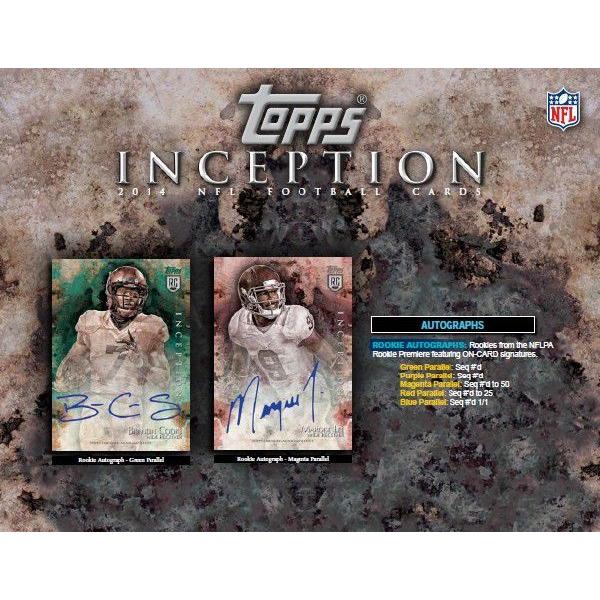 NFL 2014 TOPPS INCEPTION FOOTBALL BOX : トレカショップ二木 - 通販 - Yahoo!ショッピング