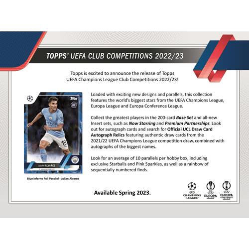 SOCCER 2022-23 TOPPS UEFA CLUB COMPETITIONS BOX（送料無料）｜niki｜02