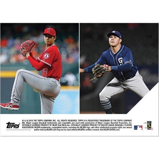 2018 TOPPS NOW #159 大谷翔平 OHTANI NAMED AL AND NL ROOKIES OF THE 