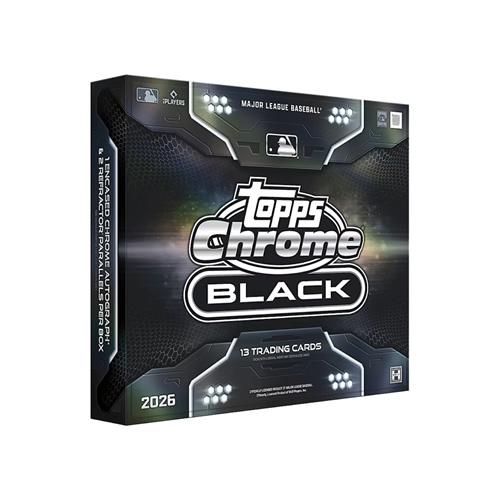 MLB Topps Chrome Black 2026 新品未開封 1box MLB 2026 TOPPS CHROME BLACK HOBBY BOX（送料無料） : トレカショップ