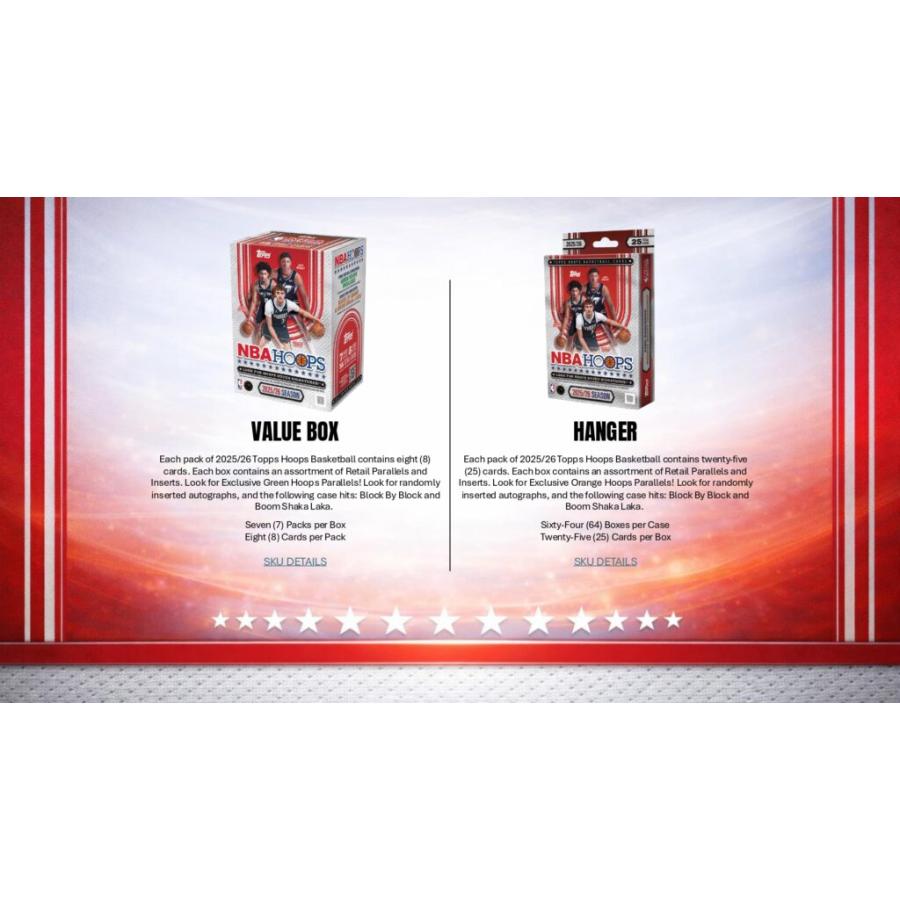 NBA 2025-26 TOPPS HOOPS HOBBY BOX（送料無料） : トレカショップ二木