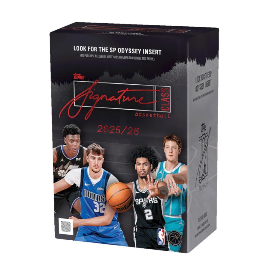 NBA トレーディングカードセット NBA 2025-26 TOPPS SIGNATURE CLASS VALUE BOX（送料無料） : トレカ