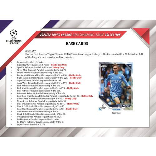 SOCCER 2021-22 TOPPS CHROME UEFA CHAMPIONS LEAGUE HOBBY BOX（送料無料）｜niki｜03