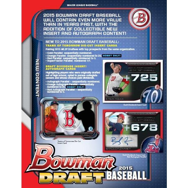 MLB 2015 BOWMAN DRAFT BASEBALL HOBBY｜niki｜03