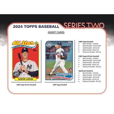 MLB 2024 TOPPS SERIES 2 BASEBALL JUMBO BOX(送料無料 MLB 2024 TOPPS SERIES 2 BASEBALL JUMBO BOX(送料無料