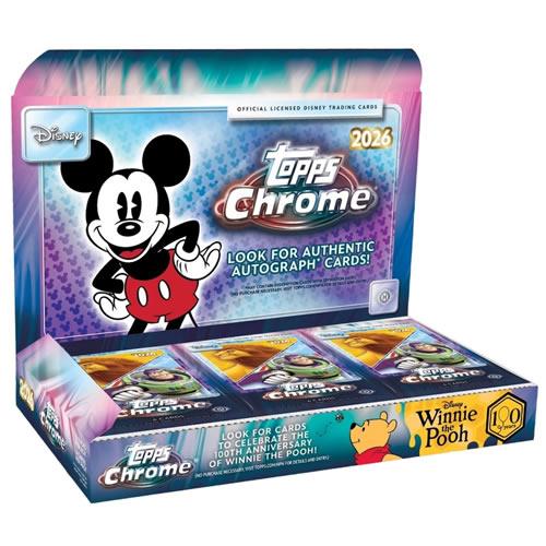 2026 TOPPS CHROME DISNEY HOBBY BOX（送料無料） : トレカショップ二