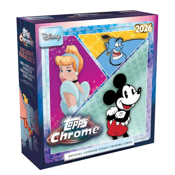 2026 TOPPS CHROME DISNEY MEGA BOX（送料無料） : トレカショップ二木