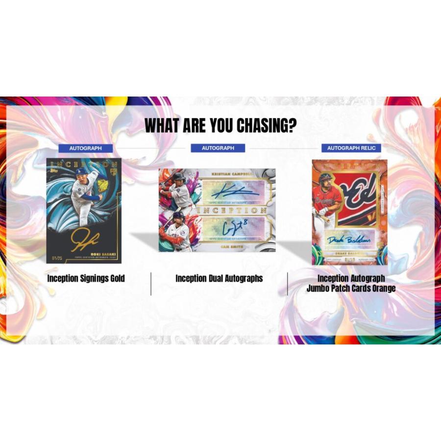 MLB 2025 TOPPS INCEPTION HOBBY BOX（送料無料） : トレカショップ二 