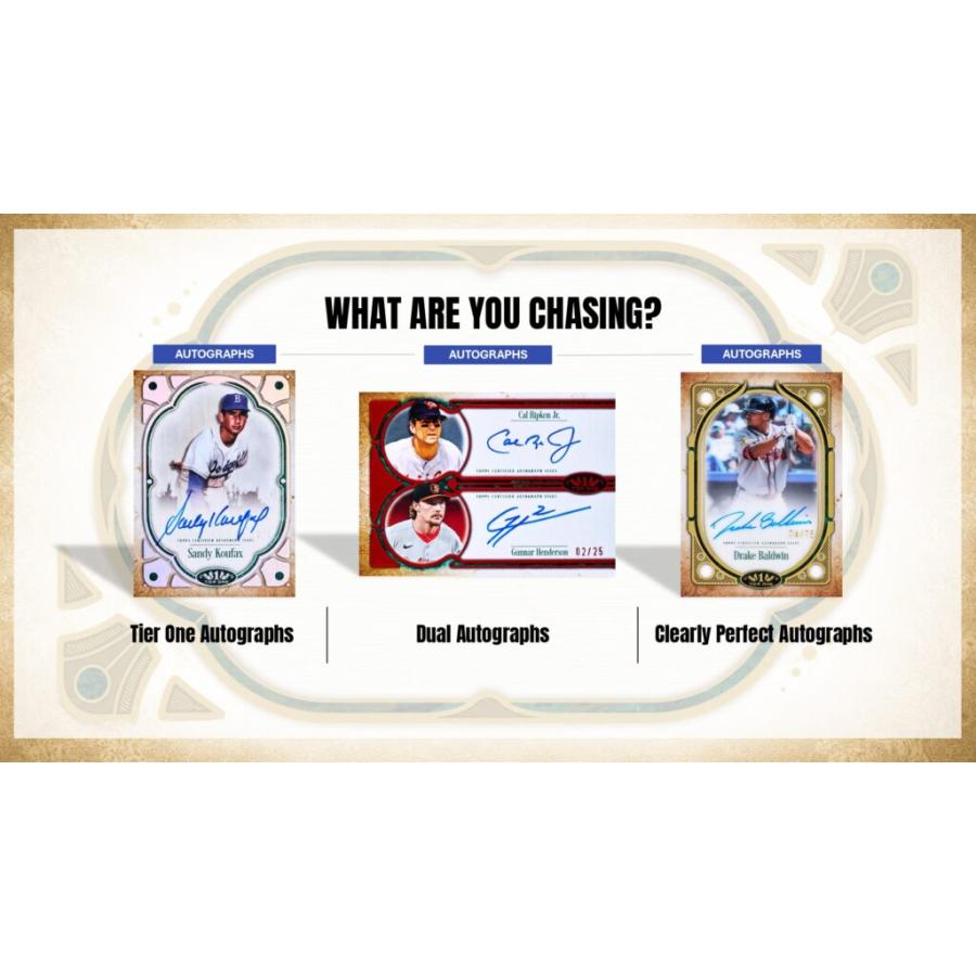 MLB 2026 TOPPS TIER ONE HOBBY（送料無料） : トレカショップ二木