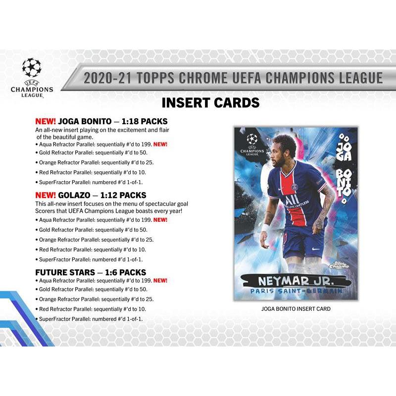 2020-21 TOPPS UEFA CHAMPIONS LEAGUE CHROME HOBBY BOX｜niki｜04