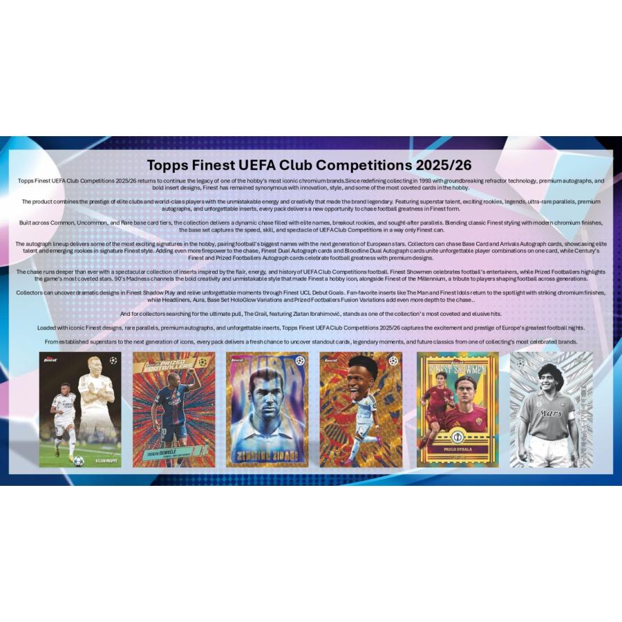 Dリーグトレカ 25-26 TAKI レア 他2枚 SOCCER 2025-26 TOPPS FINEST UCC HOBBY BOX : トレカショップ二木