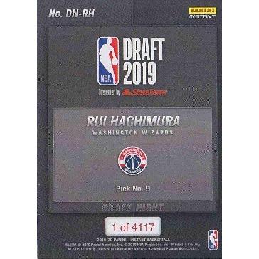 【未開封】 Panini instant 八村塁 l card 2019/20 PANINI INSTANT DRAFT NIGHT RUI HACHIMURA（八村塁） BASE