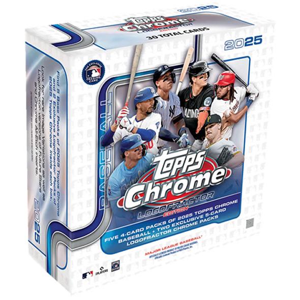 MLB 2025 TOPPS CHROME BASEBALL LOGOFRACTOR MEGA BOX（送料無料